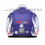 کلاه کاسکت بدون فک برند ردلاین مدل matte blue shatl 906-8