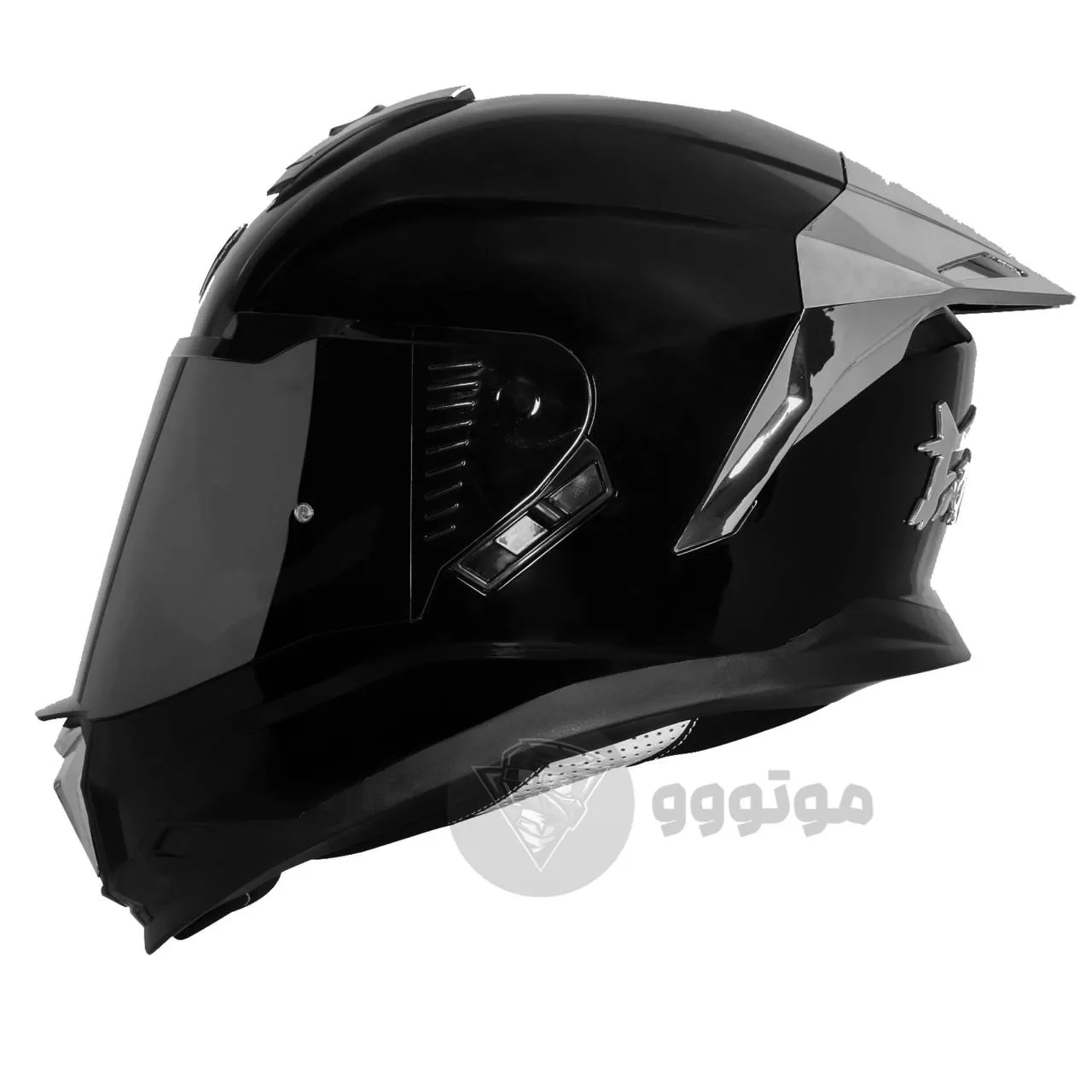 helmet fixed jaw steelbird sbh57 black Matte Gray کلاه کاسکت فک ثابت برند استیل برد مدل SBH57 مشکی مات طوسی