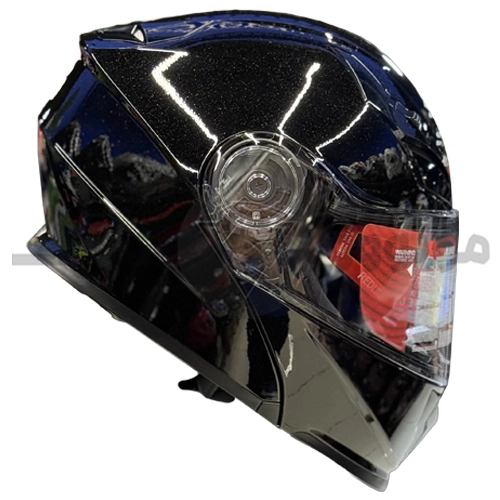 helmet movable jaw redline 939 black glossy 6 کلاه کاسکت فک متحرک برند ردلاین مدل 939 رنگ مشکی براق