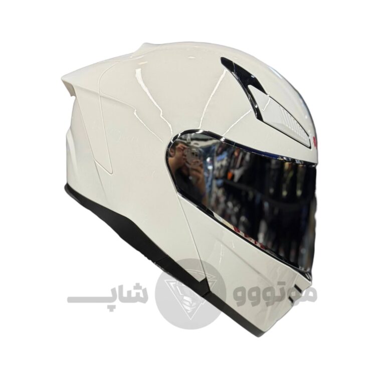 کلاه کاسکت فک متحرک برند ردلاین مدل 960 سفید