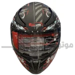 کلاه کاسکت فک متحرک برند ردلاین مدلmatte black savage 960-22