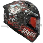 کلاه کاسکت فک متحرک برند ردلاین مدلmatte black savage 960-22