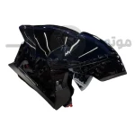 کلاه کاسکت فک متحرک فول فیس برند والنو Brilliant black