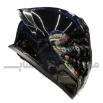 کلاه کاسکت فک متحرک فول فیس برند والنو Brilliant black