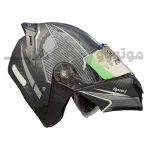 کلاه کاسکت فک متحرک برند RNG matte black grey