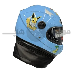 کلاه کاسکت کودک برند KRM مدل blu sky pikachu