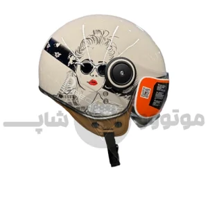 کلاه کاسکت بدون فک برند بئون ایتالیا مدل B110 Avenue-chrome