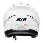 کلاه کاسکت بدون فک برند byb رنگ سفید