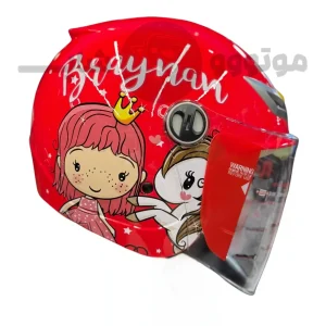 کلاه کاسکت بدون فک برند ردلاین مدل bright res princecc 908-6
