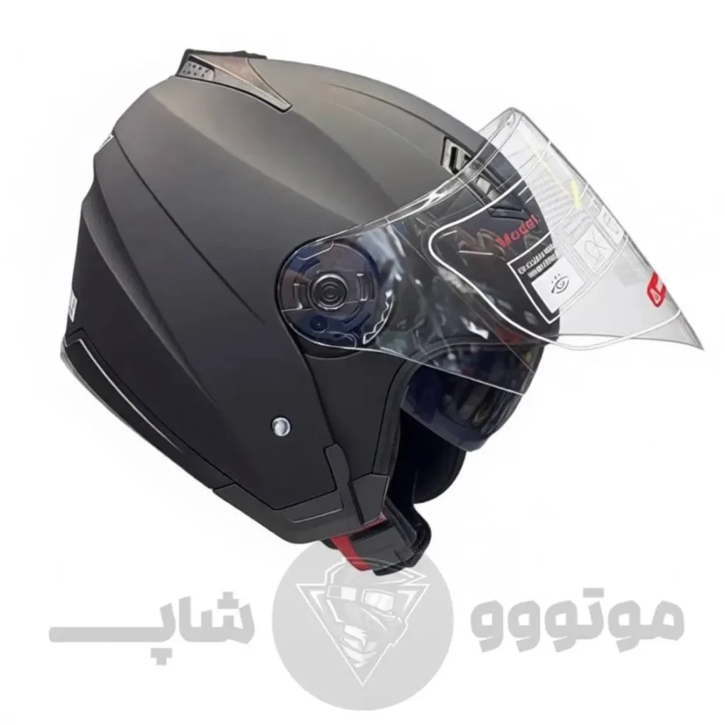 کلاه کاسکت بدون فک برند DA1 مدل 403 مشکی مات