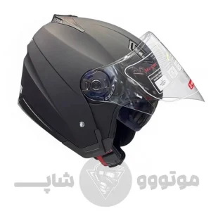 کلاه کاسکت بدون فک برند DA1 مدل 403 مشکی مات