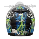 کلاه کاسکت بدون فک برند DA1 مدلmatte black with graphic a