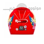 کلاه کاسکت بدون فک برند ردلاین مدل bright red rabbit 908-9