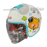 کلاه کاسکت بدون فک برند ردلاین مدل bright white little bear 910-3
