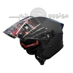 کلاه کاسکت بدون فک برند ردلاین مدل 966 مشکی مات