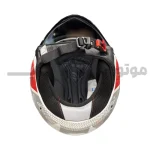 تودوزی کلاه کاسکت بدون فک برند فلش مدل glossy