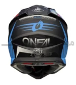 کلاه کاسکت کراسی برند اونیل Matte black blue red