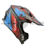 کلاه کاسکت کراسی برند اونیل Matte black blue red