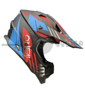 کلاه کاسکت کراسی برند اونیل Matte black blue red
