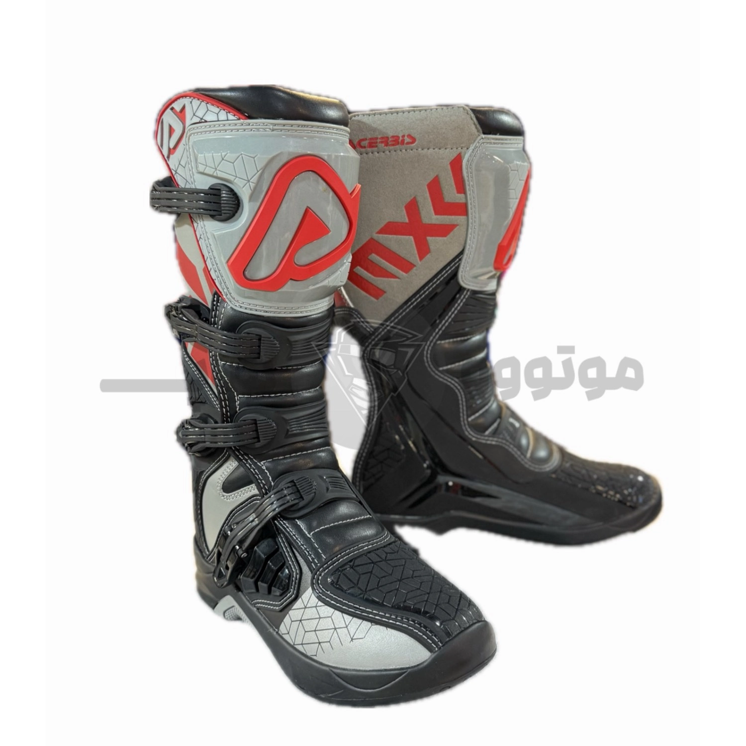 boots-akerbase-gray-black بوت برند اکربیس مشکی خاکستری
