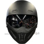 کلاه کاسکت فک جداشو برند FGN مدل Matte Black