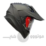 کلاه کاسکت فک ثابت ادونچری برند ردلاین مدل 760 مشکی مات