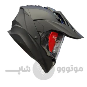 کلاه کاسکت فک ثابت ادونچری برند ردلاین مدل 760 مشکی مات