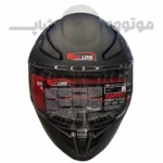 کلاه کاسکت فک ثابت برند ردلاین مدل 942 مشکی مات