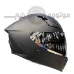 کلاه کاسکت فک ثابت برند ردلاین مدل 942 مشکی مات