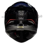 کلاه کاسکت فک ثابت برند استیل برد مدل SBH_57 glossy black-red f1