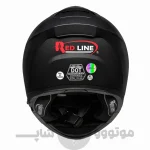 کلاه کاسکت فک متحرک برند ردلاین مدل 960 مشکی - تصویر 5