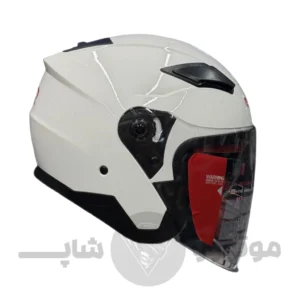 کلاه کاسکت بدون فک برند ردلاین مدل 956 سفید