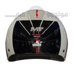 کلاه کاسکت بدون فک برند MT مدل Glossy gray line red