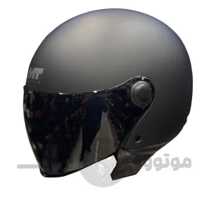 کلاه کاسکت بدون فک برند MT مدل Matt black