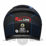 کلاه کاسکت بدون فک برند ردلاین مدل 956 مشکی مات آبی - تصویر 3