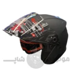 کلاه کاسکت بدون فک برند ردلاین مدل 956 مشکی مات