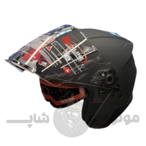 کلاه کاسکت بدون فک برند ردلاین مدل 956 مشکی مات