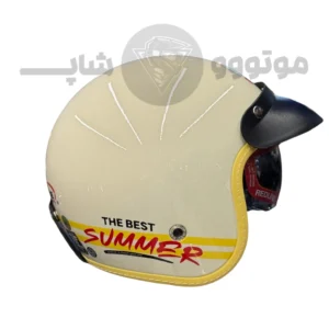 کلاه کاسکت بدون فک برند ردلاین مدل summer کرمی