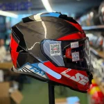 کلاه کاسکت فک ثابت برند ls2 مدل Ls2 ff800 glossy red blue