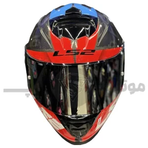 کلاه کاسکت فک ثابت برند ls2 مدل Ls2 ff800 glossy red blue