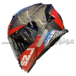 کلاه کاسکت فک ثابت برند ls2 مدل Ls2 ff800 glossy red blue