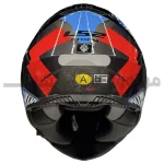 کلاه کاسکت فک ثابت برند ls2 مدل Ls2 ff800 glossy red blue