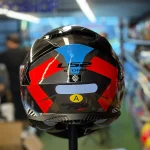 کلاه کاسکت فک ثابت برند ls2 مدل Ls2 ff800 glossy red blue