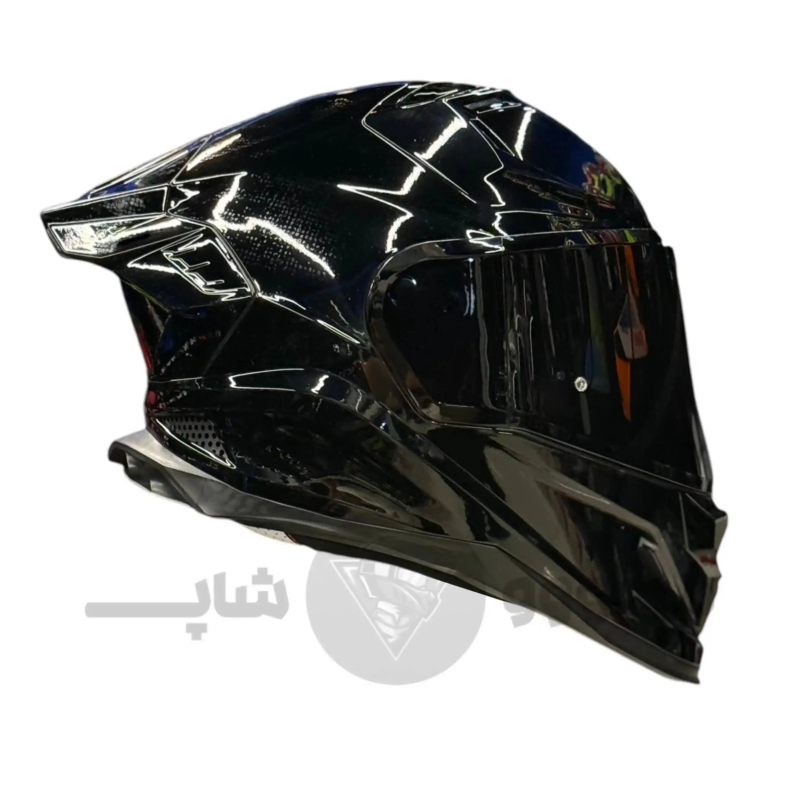 Helmet Steel Board sbh61 sxe Glossy black (3) کلاه کاسکت استیل برد مدل sbh61 sxe Glossy black