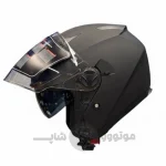 کلاه کاسکت بدون فک برند فلش مدل Black Matte