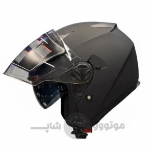 کلاه کاسکت بدون فک برند فلش مدل Black Matte