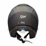 کلاه کاسکت بدون فک برند فلش مدل Black Matte