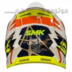 کلاه کاسکت کراسی برند smk مدل Glossy mix color