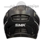 کلاه کاسکت فک ثابت برند smk مدل AGNAR Matte black line white