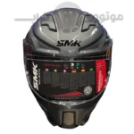 کلاه کاسکت فک ثابت برند smk مدل AGNAR glossy graya